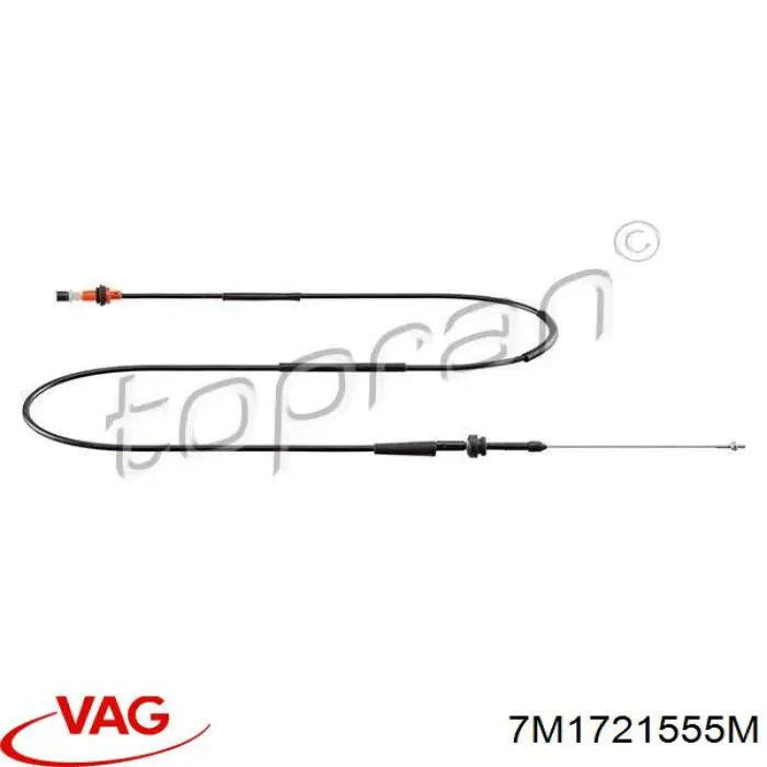 7M1721555M VAG silga de acelerador