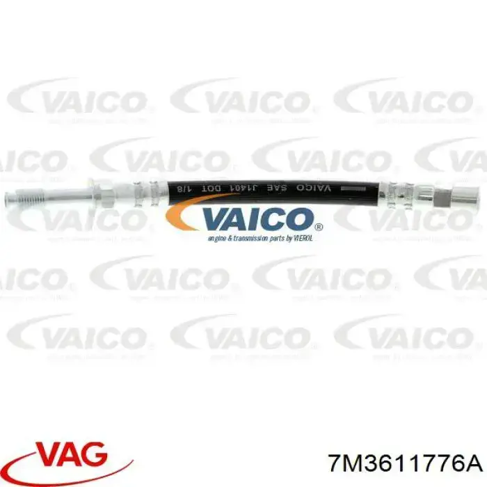 7M3611776A VAG tubo flexible de frenos trasero