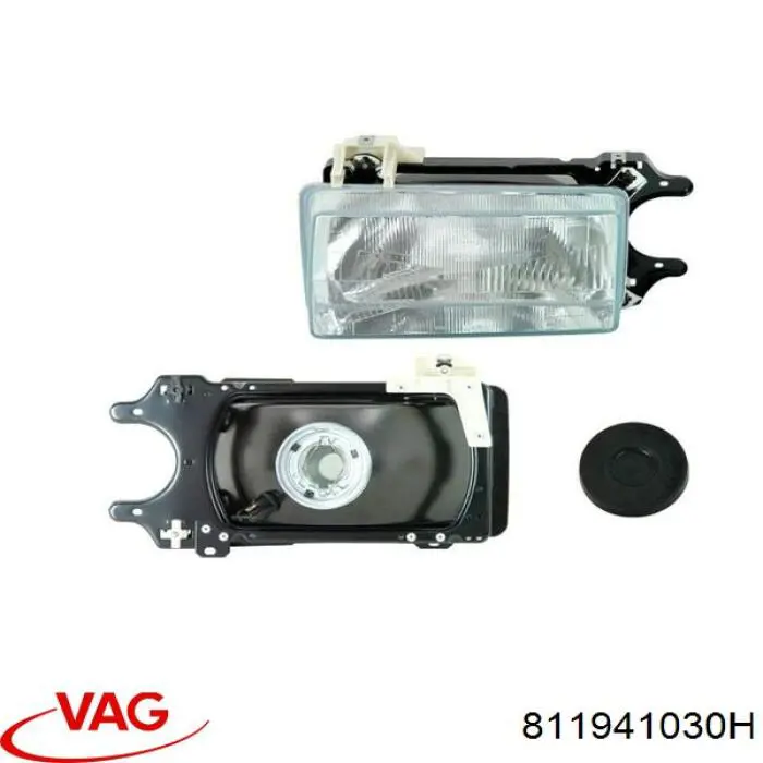  Faro derecho para Audi 80 81, 85, B2