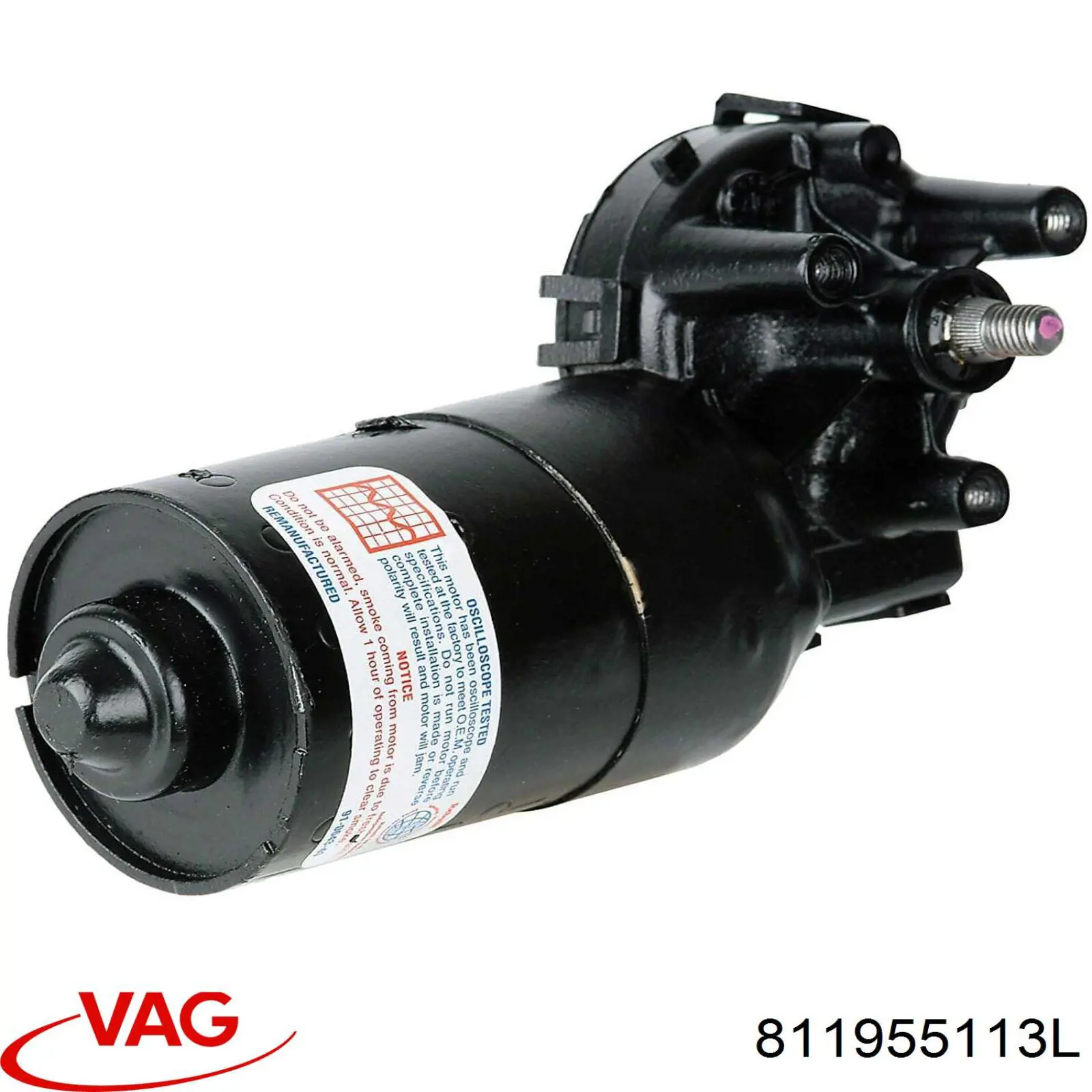 811955113LX VAG motor del limpiaparabrisas del parabrisas