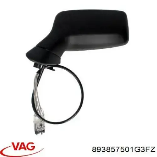 893857501G3FZ VAG espejo retrovisor izquierdo