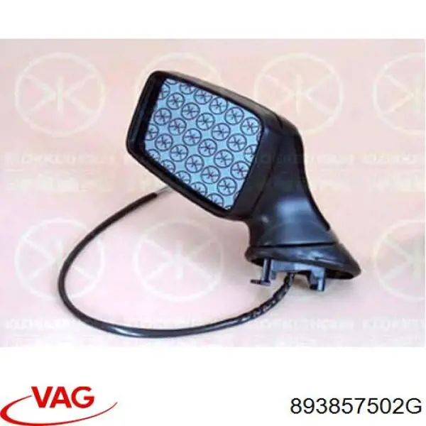 893857502G VAG espejo retrovisor derecho