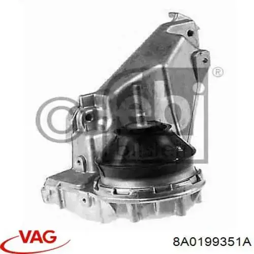 8A0199351A VAG soporte motor izquierdo