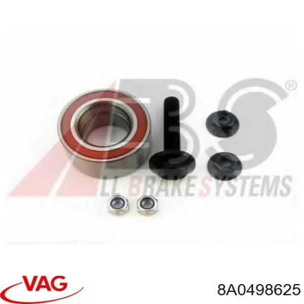 8A0498625 VAG cojinete de rueda delantero