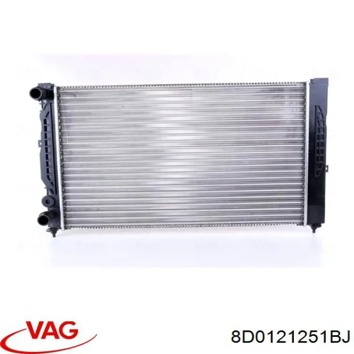 8D0121251BJ VAG radiador refrigeración del motor