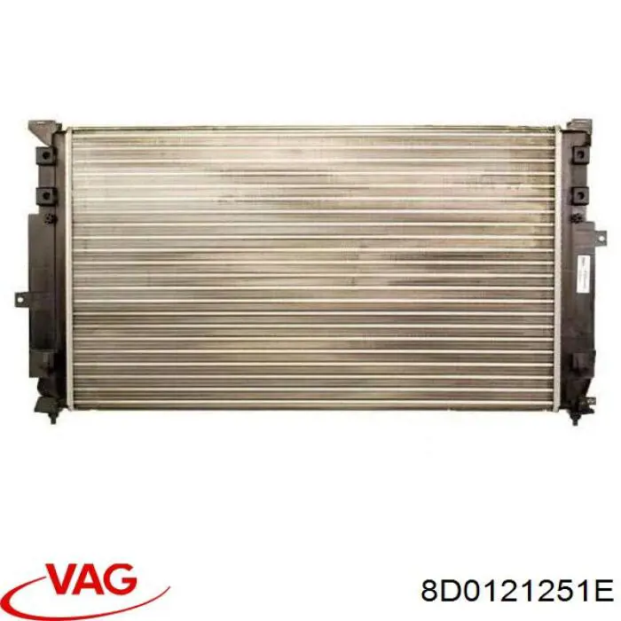 8D0121251E VAG radiador refrigeración del motor