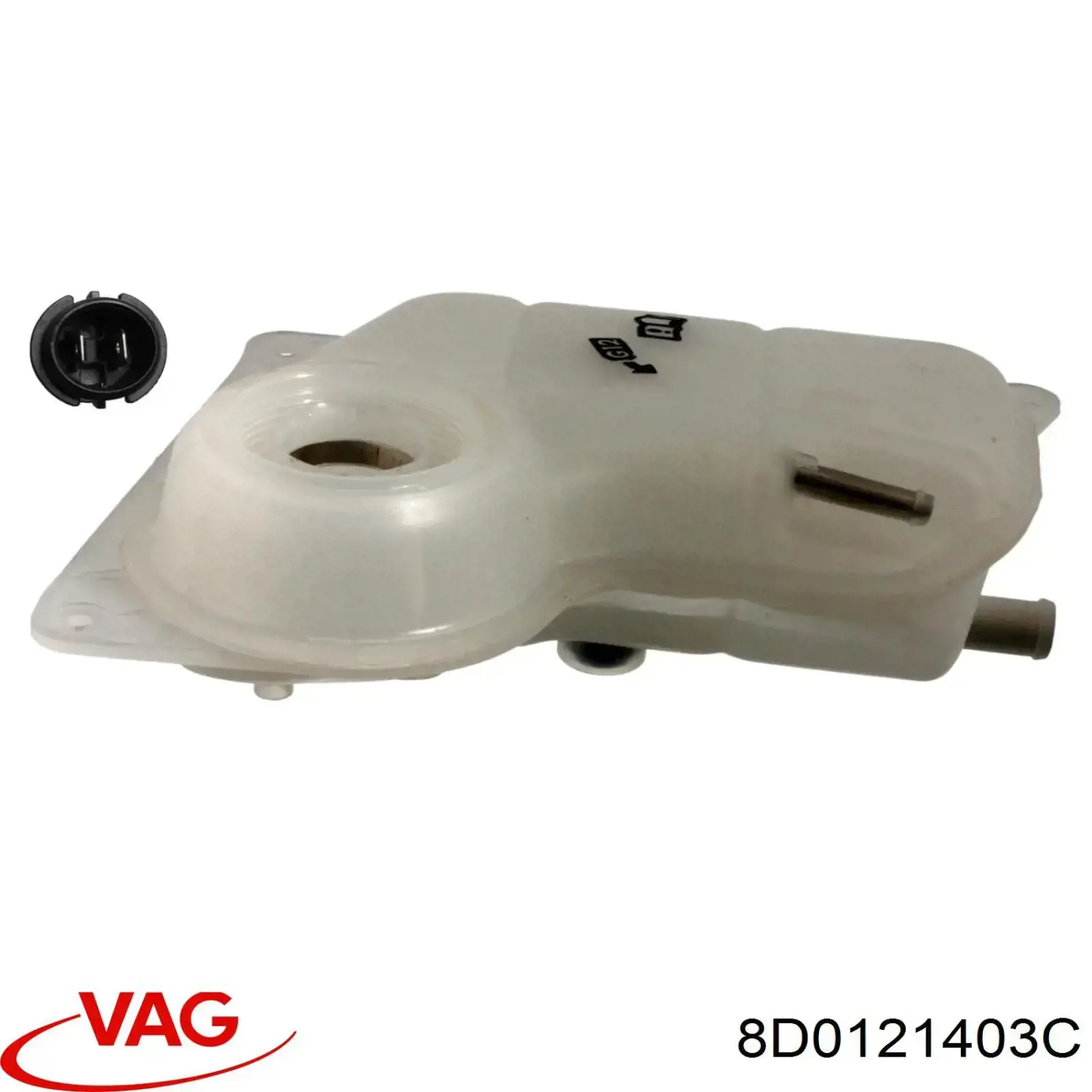 8D0121403C VAG botella de refrigeración