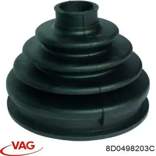 8D0498203C VAG fuelle, árbol de transmisión delantero exterior