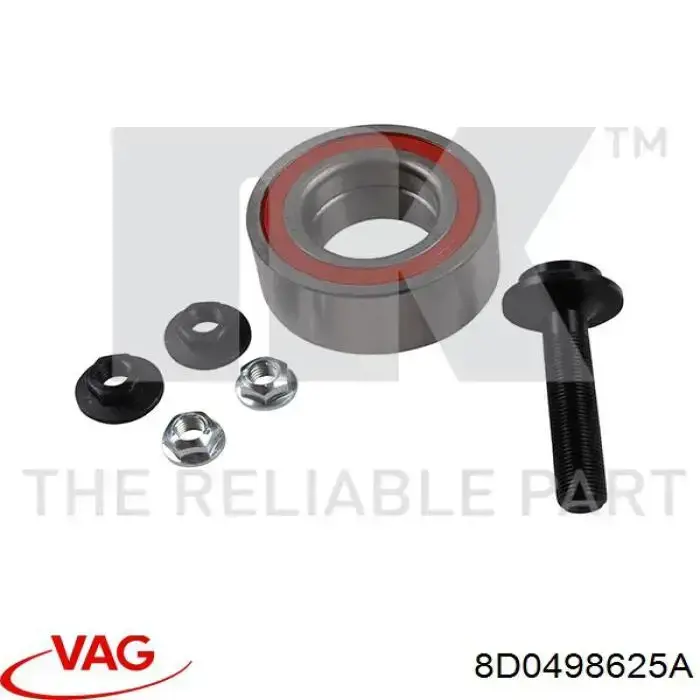 8D0498625A VAG cojinete de rueda delantero