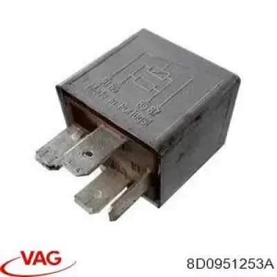 8D0951253A VAG relé, ventilador de habitáculo