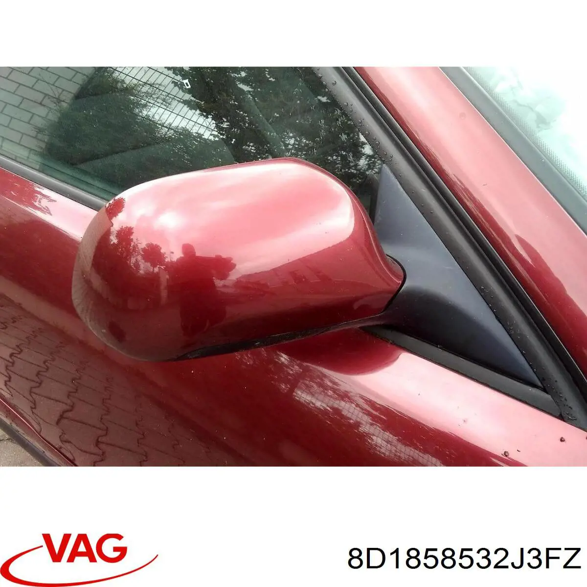 8D1858532J3FZ VAG espejo retrovisor derecho