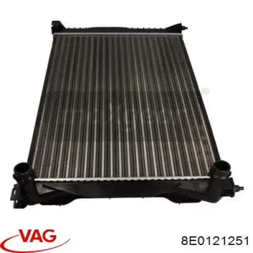 8E0121251 VAG radiador refrigeración del motor