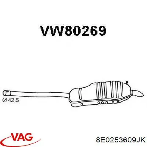 8E0253609GN VAG 