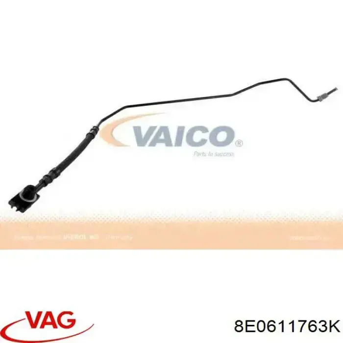 8E0611763K VAG tubo flexible de frenos trasero izquierdo