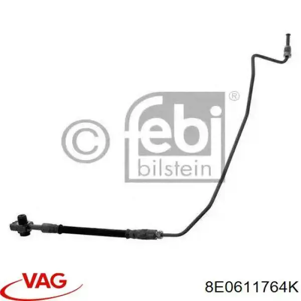 8E0611764K VAG tubo flexible de frenos trasero derecho