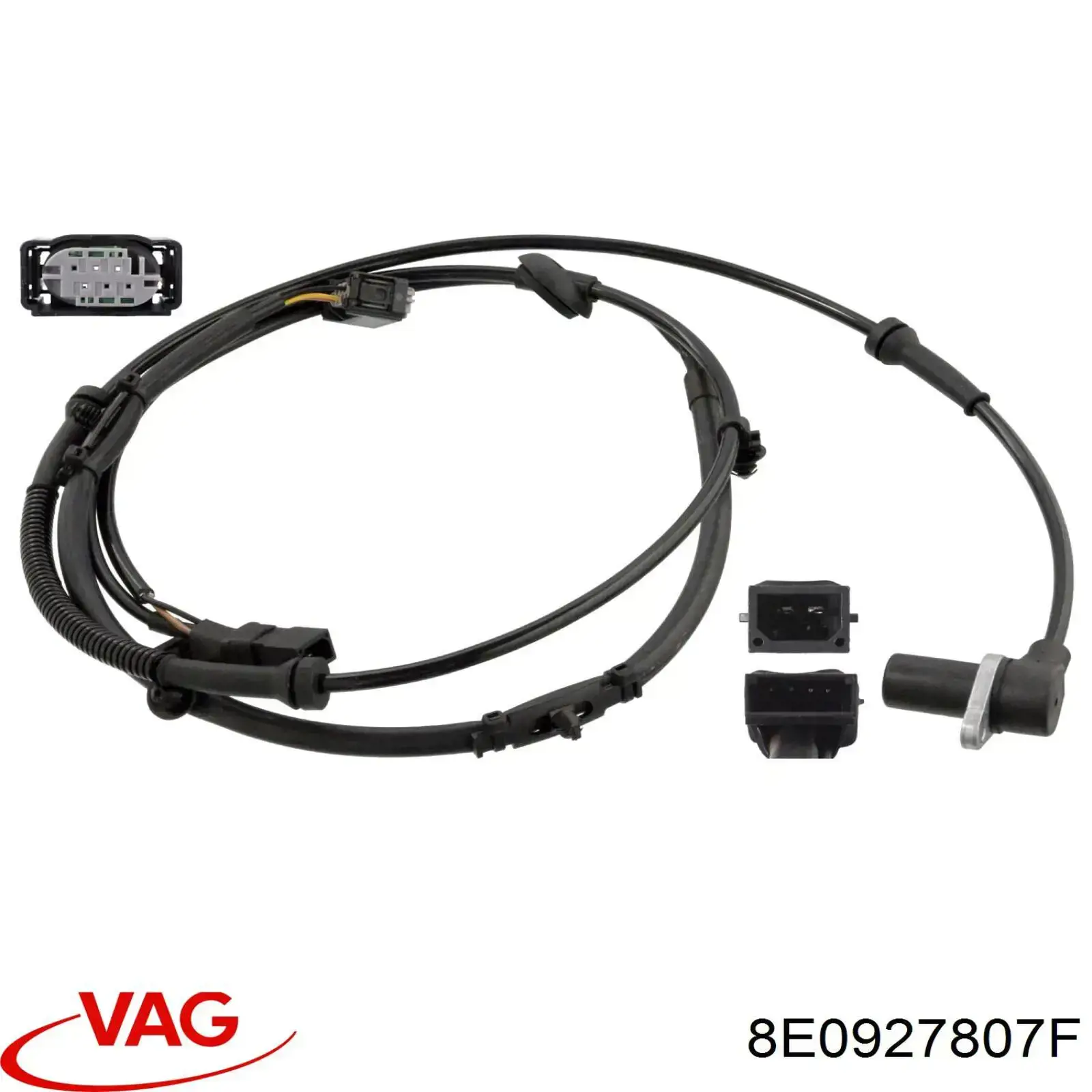 8E0927807F VAG sensor abs trasero izquierdo