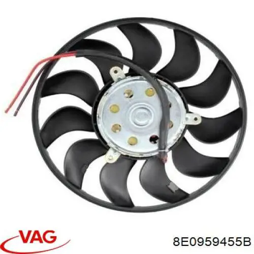 8E0959455B VAG rodete ventilador, refrigeración de motor