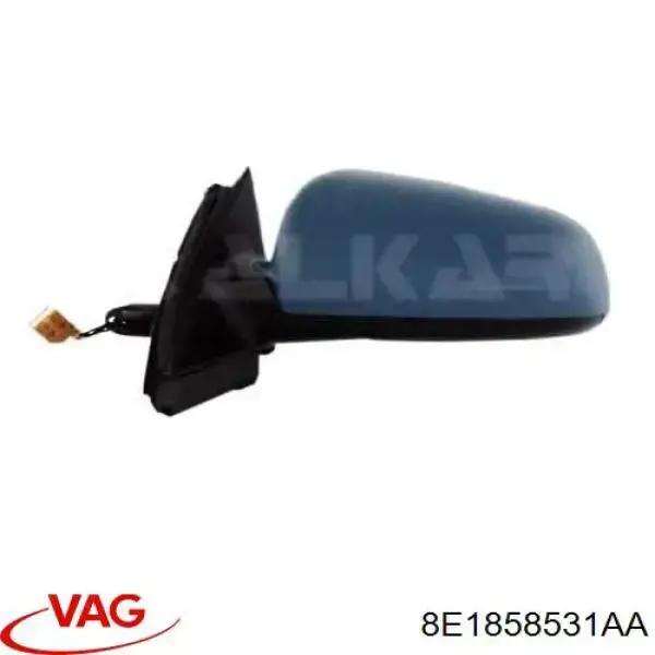 8E1858531AA VAG soporte, retrovisor exterior izquierdo