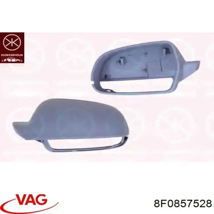  Superposicion(Cubierta) De Espejo Retrovisor Derecho para Audi A5 8TA