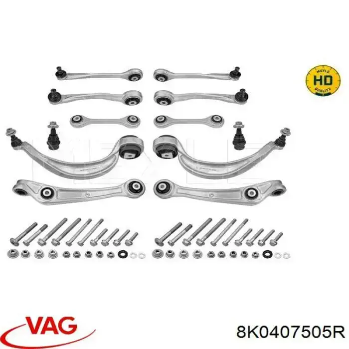 8K0407505R VAG barra oscilante, suspensión de ruedas delantera, superior izquierda