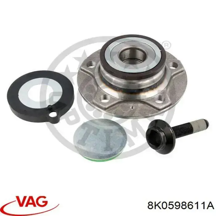 8K0598611A VAG cubo de rueda trasero