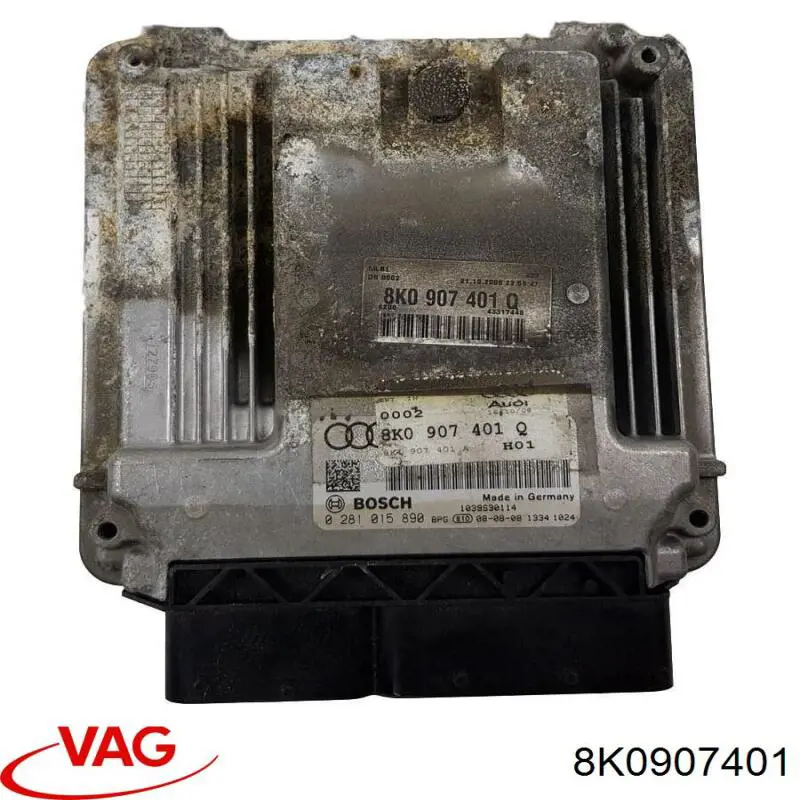  Centralina Del Motor / Modulo De control Del Motor (ecu) para Audi A5 8T3