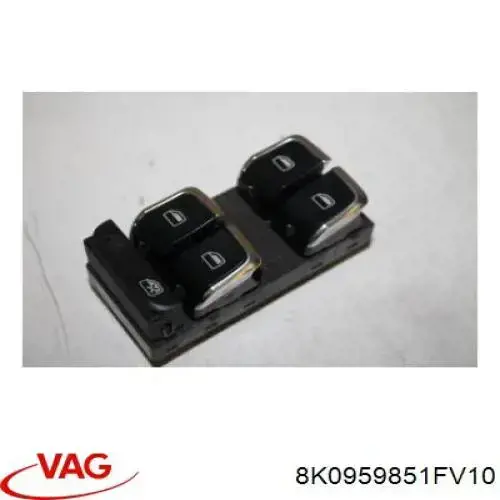 8K0959851FV10 VAG unidad de control elevalunas delantera izquierda