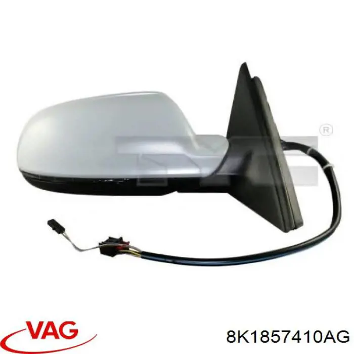 8K1857410AG VAG espejo retrovisor derecho