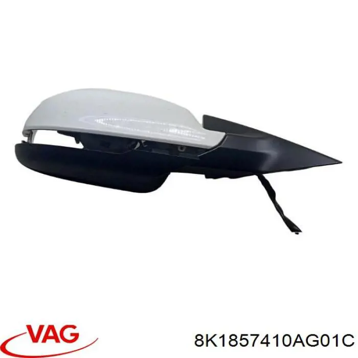 8K1857410AG01C VAG espejo retrovisor derecho