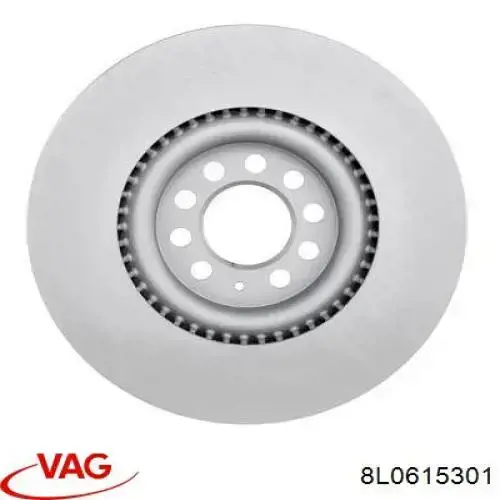 8L0615301 VAG freno de disco delantero