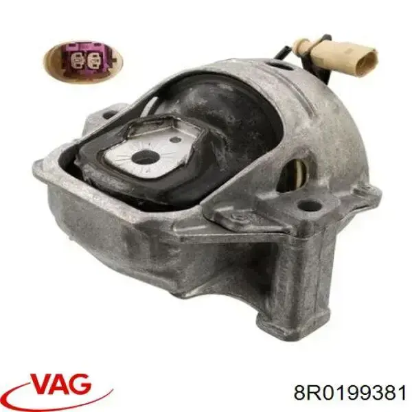 8R0199381 VAG soporte de motor derecho