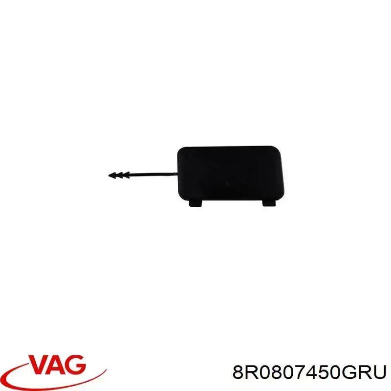 8R0807450GRU VAG cobertura de parachoques, enganche de remolque, trasera