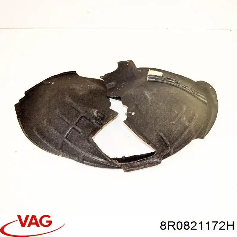 8R0821172H VAG guardabarros interior, aleta delantera, derecho