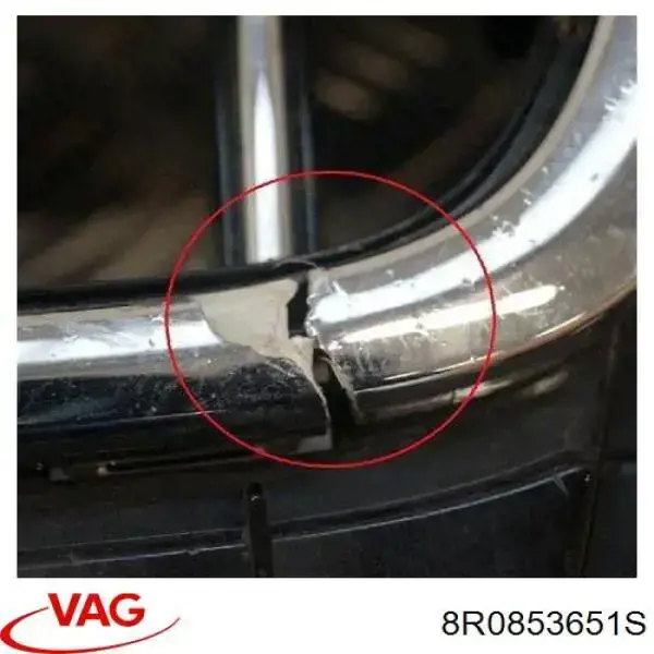 8R0853651S VAG panal de radiador