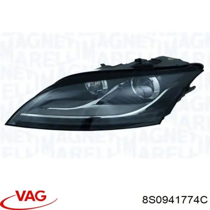  Faro derecho para Audi TT FV9