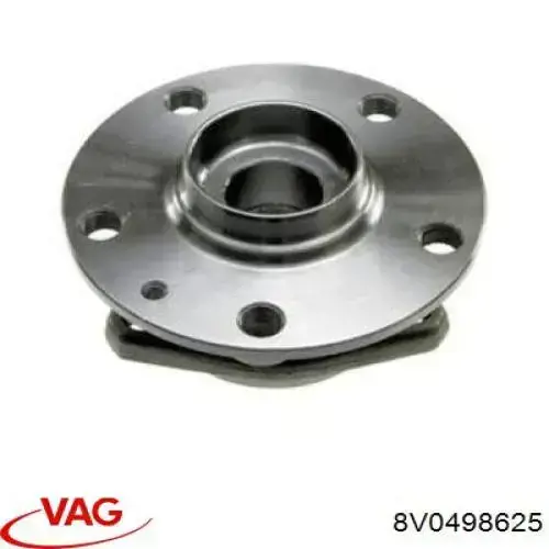 8V0498625 VAG cubo de rueda delantero