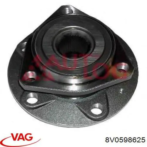 8V0598625 VAG cubo de rueda delantero