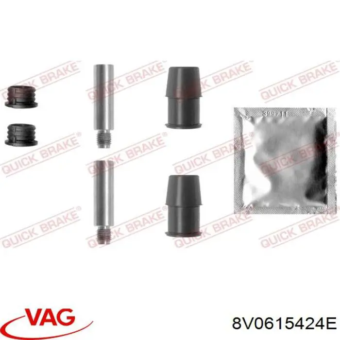 8V0615424E VAG pinza de freno trasero derecho