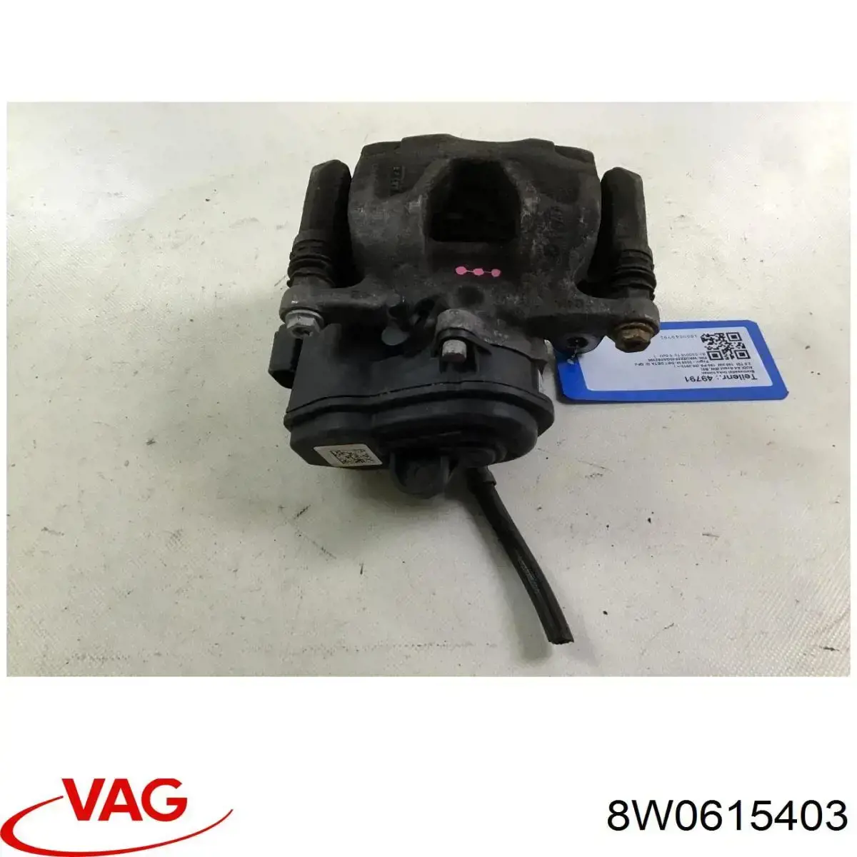 8W0615403 VAG pinza de freno trasera izquierda