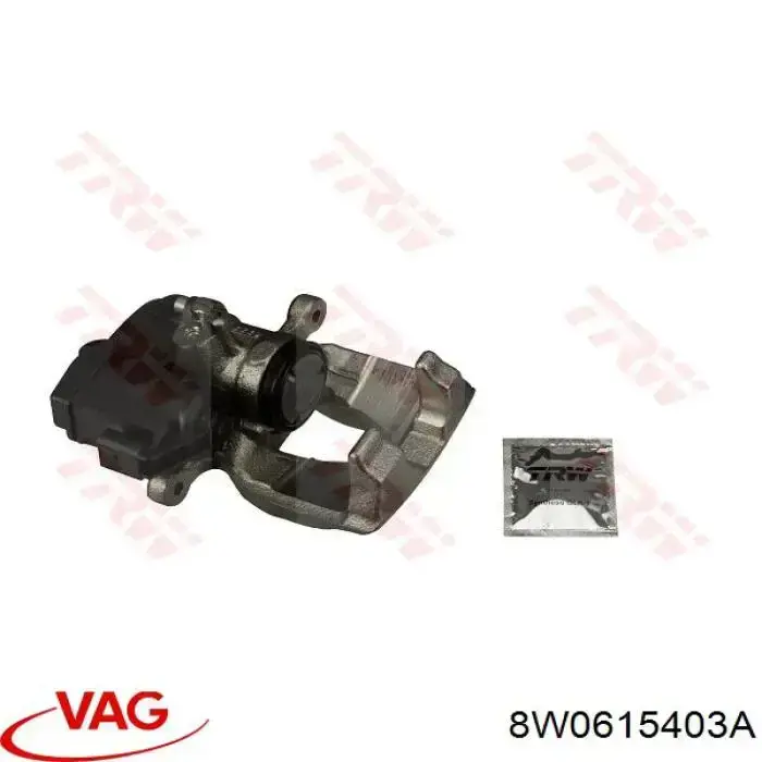 8W0615403A VAG pinza de freno trasera izquierda