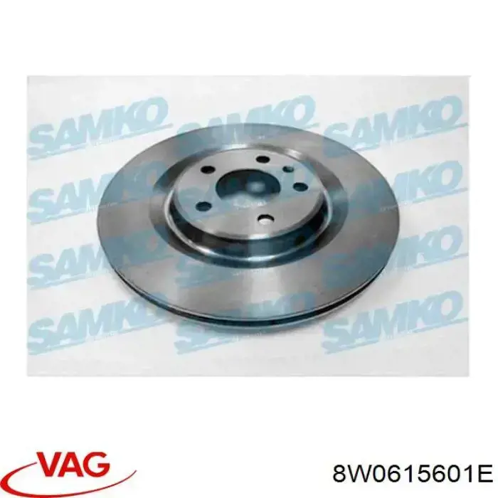 8W0615601E VAG disco de freno trasero