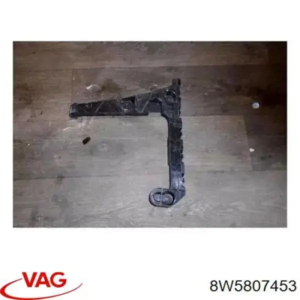 8W5807453 VAG soporte de guía para parachoques trasero, izquierda