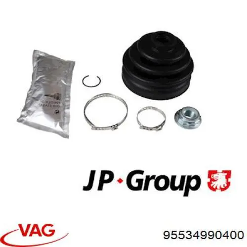 95534990400 VAG fuelle, árbol de transmisión delantero exterior