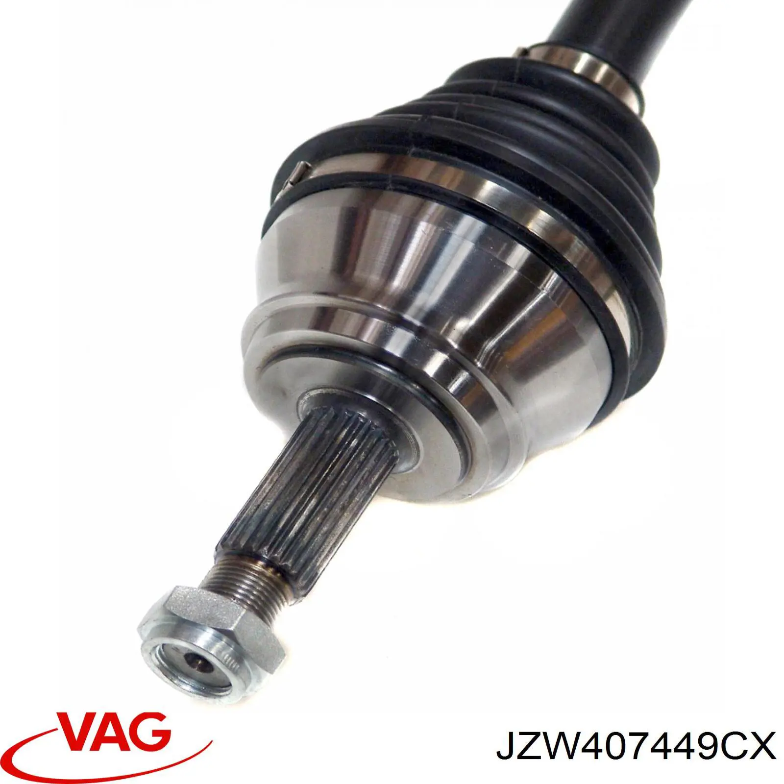 JZW407449CX VAG árbol de transmisión delantero izquierdo