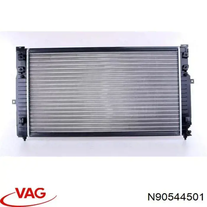 N90544501 VAG radiador refrigeración del motor