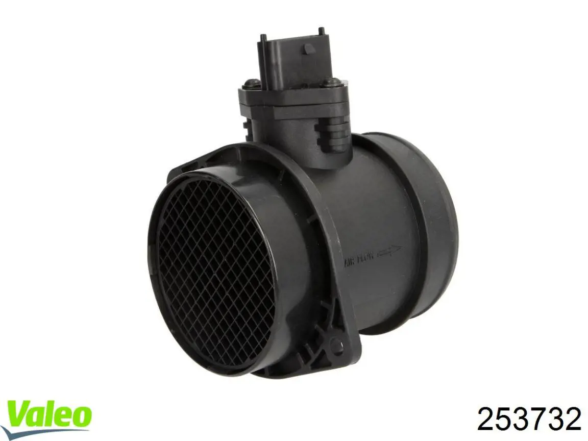 253732 VALEO sensor de flujo de aire/medidor de flujo (flujo de aire masibo)