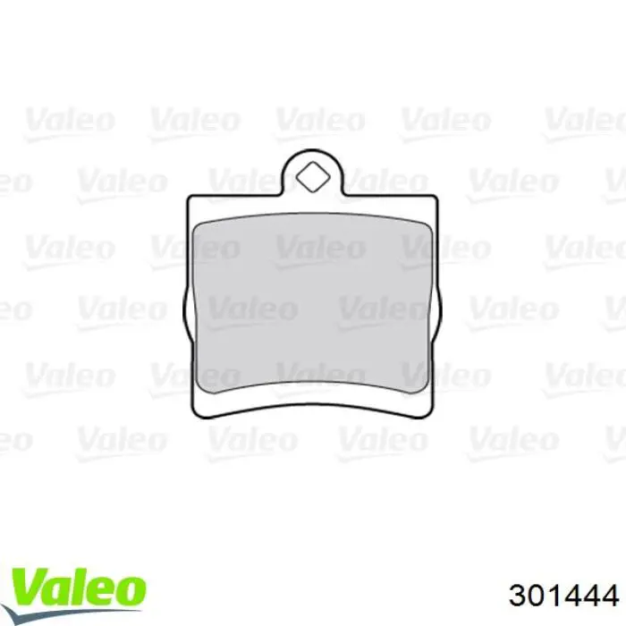 301444 VALEO pastillas de freno traseras