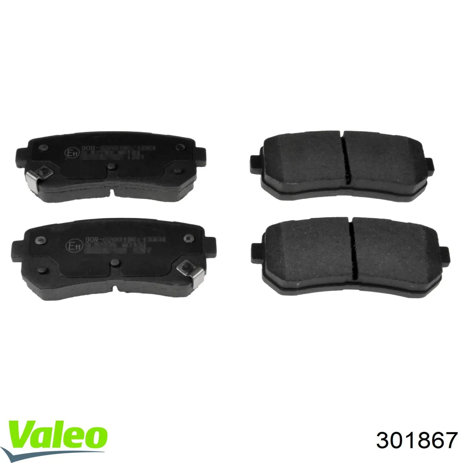 301867 VALEO pastillas de freno traseras