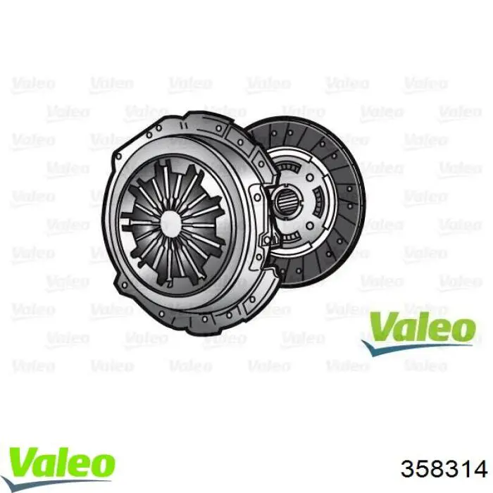 358314 VALEO disco de embrague