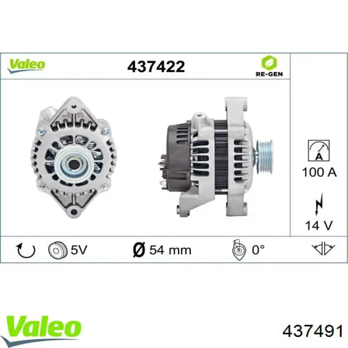 A0091544302 Mercedes alternador